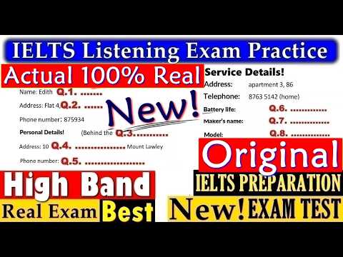 IELTS LISTENING PRACTICE TEST 2025 WITH ANSWERS | 06.11.2025