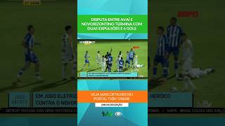 Disputa entre Avaí e Novorizontino termina com duas expulsões e 6 gols