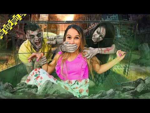 Capturing zombies in an abandoned house! It ends up badly...