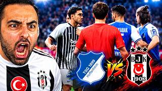 KAVGALI ! 2 KIRMIZI KARTLI ! HOFFENHEİM - BEŞİKTAŞ UEFA AVRUPA LİGİ MAÇI ! EA FC