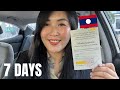 Certificate Of A Foreign National Driving License In Laos Permis International De Conduire