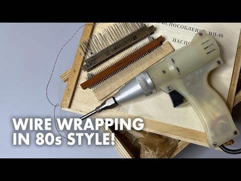 We've got a vintage WIRE WRAPPING tool and it is AMAZING!