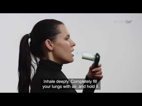 How to take a home spirometry test with NuvoAir