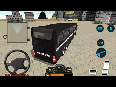 Police Bus Driving Sim: Off road Transport Duty - NEW Bus Unlocked Android GamePlay FHD