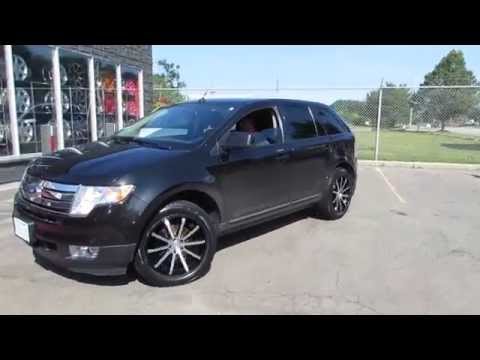2009 FORD EDGE LIMITED WITH 20 INCH BLACK AND MACHINED RIMS MACH WHEELS