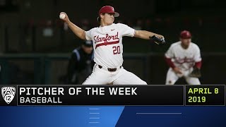 Stanford's Brendan Beck is named Pac-12 Baseball Pitcher of the Week