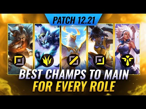 3 Best Mains For EVERY ROLE in Patch 12.21 - League of Legends