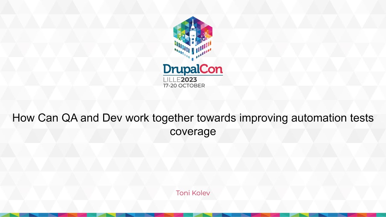 MAKERS & BUILDERS - How can QA and DEV work together towards improving automation tests coverage