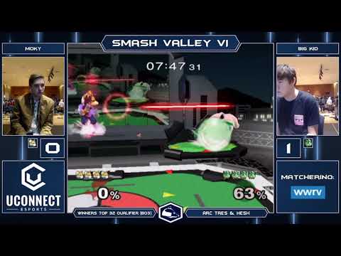 Smash Valley VI Melee Singles - Moky (Fox) vs BIG KID (Puff) - Pools