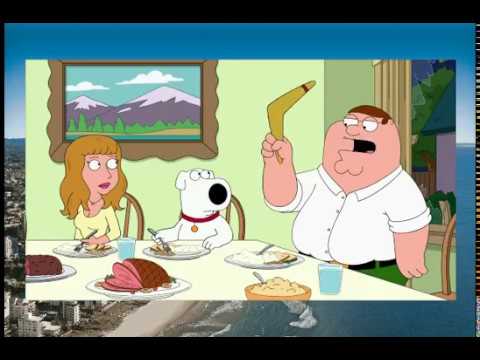 Peter throws a Boomerang