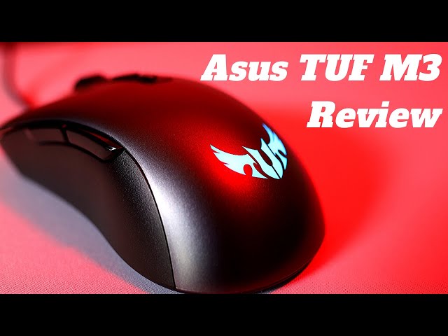 Chuột gaming TUF GAMING M3 công thái học, cảm biến 7000 dpi, trọng lượng nhẹ, các nút bấm lập trình, Aura Sync