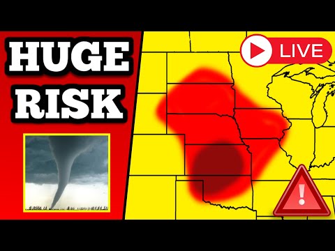???? BREAKING Tornado Warning In Oklahoma - Tornadoes, Derecho Possible - With Live Storm Chaser