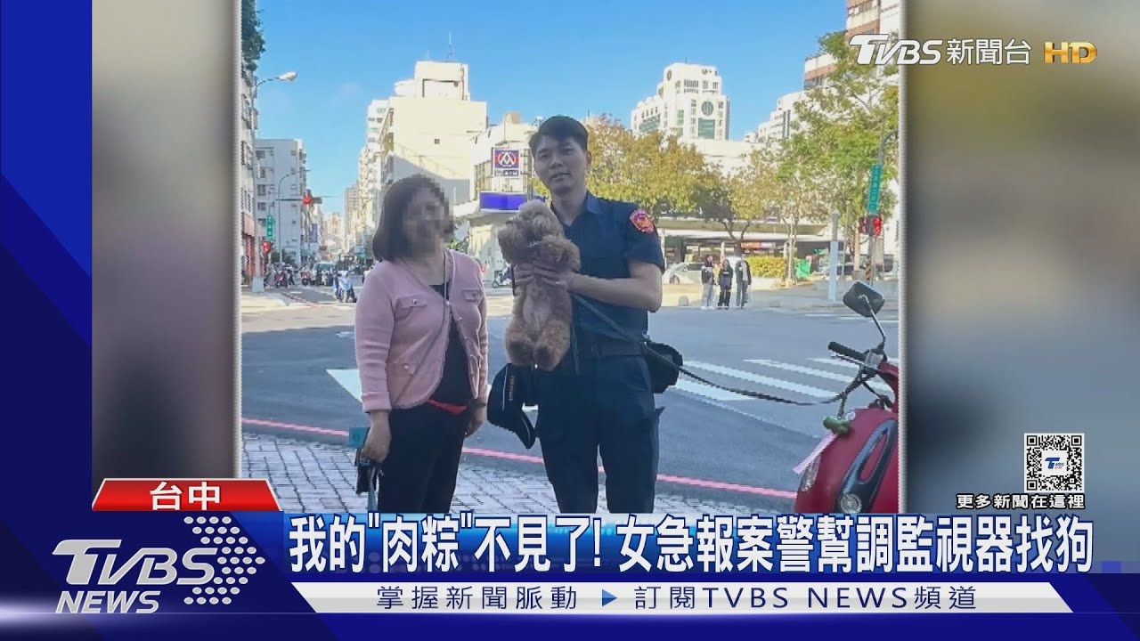 我的「肉粽」不見了! 女急報案警幫調監視器找狗