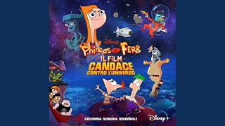 Kadr z teledysku La strategia svelata (Album Version) [This Is Our Battle Song] tekst piosenki Phineas and Ferb the Movie: Candace Against the Universe (OST)