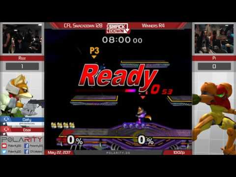 CFL Smackdown 128 Melee - Ridz (Fox) vs Pi (Samus) - Winners R4