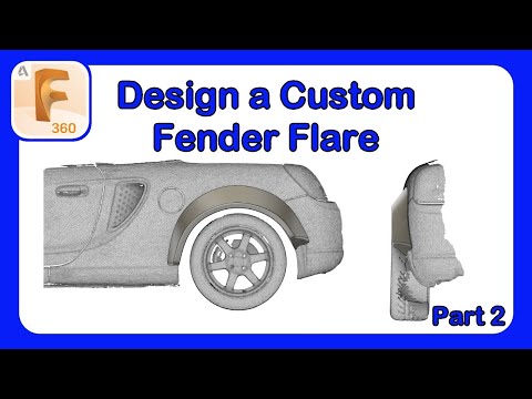 Design a Fender Flare in Fusion 360 - Rocket Bunny Inspired Fender Flare #Fusion360 #CarDesign