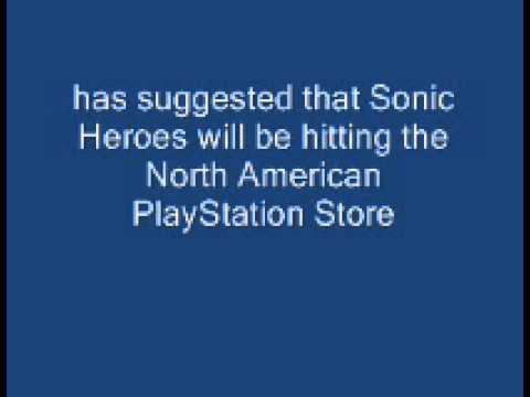 Sonic Heroes Playstation 3