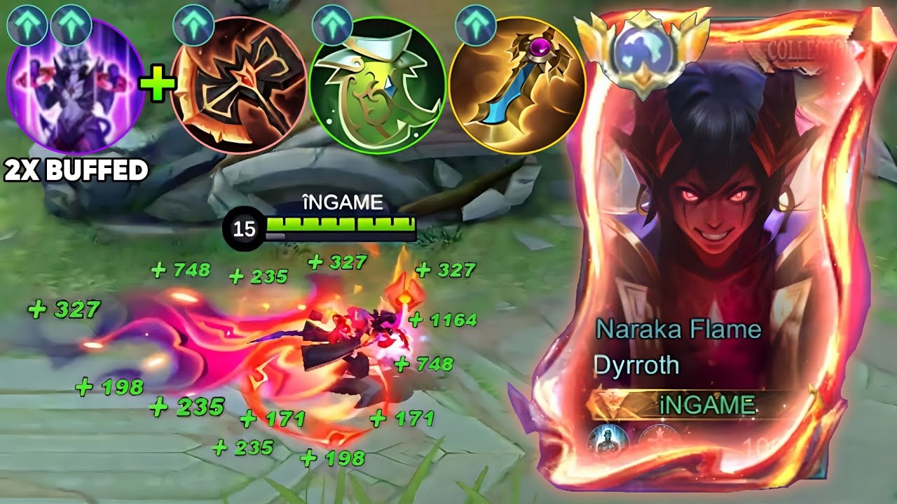 DYRROTH FULL BUFFED FOR HIGH LIFESTEAL AND SHIELD IS HERE!! BEST BUFFED THAT CAN DESTROY EVERYTHING!