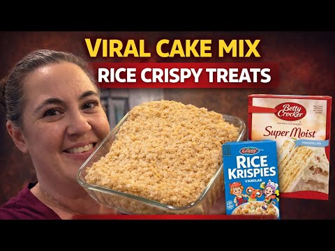 This Cake Mix Rice Krispie Treat Recipe Broke the Internet. Worth the hype? Lemon rice crispy treats