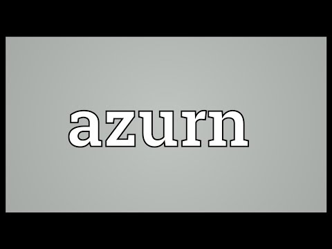 Azurn Meaning