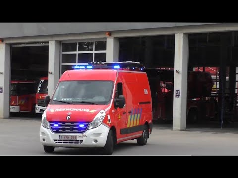 Kazerne Alarm Uitruk SIGNA Brandweer gent met spoed naar een onbekende interventie in Gent