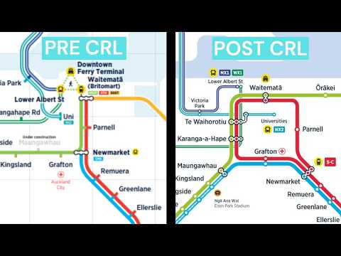 How the CIty Rail Link Transforms Auckland's Train Network