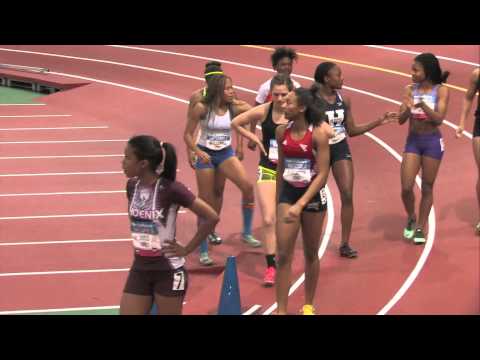 Girls 60m EE Final - New Balance Nationals Indoor 2014