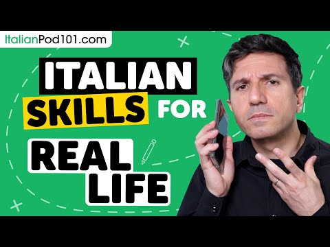 Italian Skills for the Real-Word: Spoken English Practice in 35 Minutes