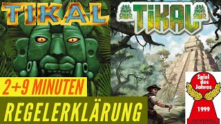 Tikal Regeln Anleitung Brettspiel - Spiel des Jahres 1999 + Neuauflage