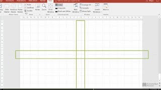 PowerPoint 2016/365 - Turn on the Ruler, Grid and Guides