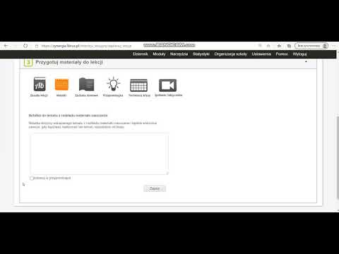Librus Synergia - planowanie lekcji
