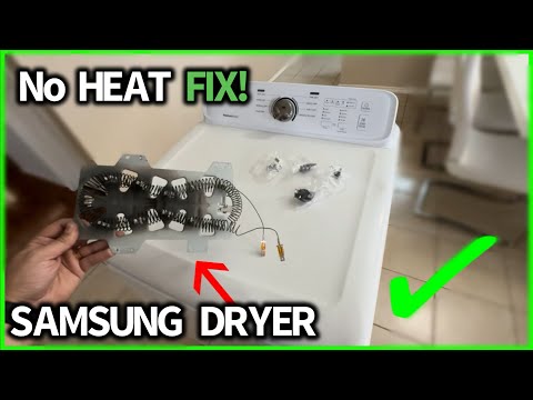 Samsung Dyer no heat fix DV40J3000EW/A2