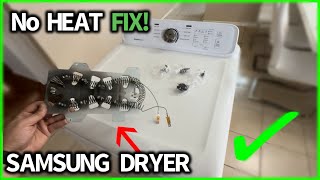 Samsung Dyer No Heat Fix DV40J3000EW/A2