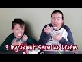 3 Ingredient Snow Ice Cream