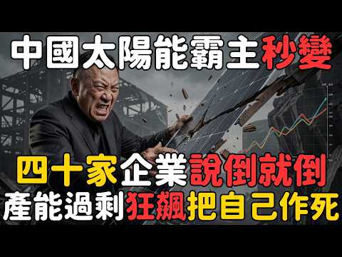 This is outrageous! China's solar energy giant has turned into a disaster in the industry... 40 c...