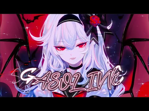 Nightcore - Gasoline (Lyrics)