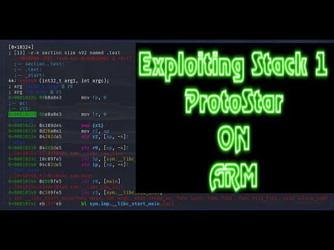 Exploiting Stack 1 from Protostar  on ARM (Azeria-Labs)