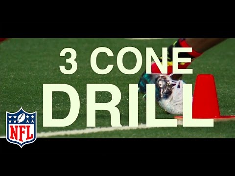 NFL 101: The 3 Cone Drill | NFL Combine