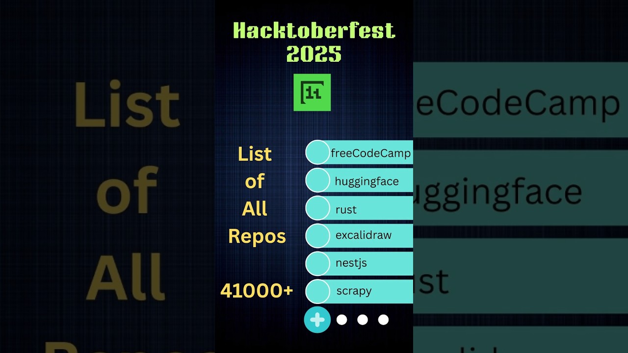 141K+ GitHub Repos in Hacktoberfest 2025 – Get Full List 👇