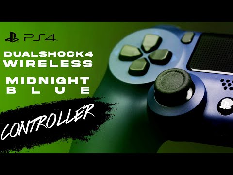 PS4 DualShock 4 Midnight Blue Edition Controller Unboxing