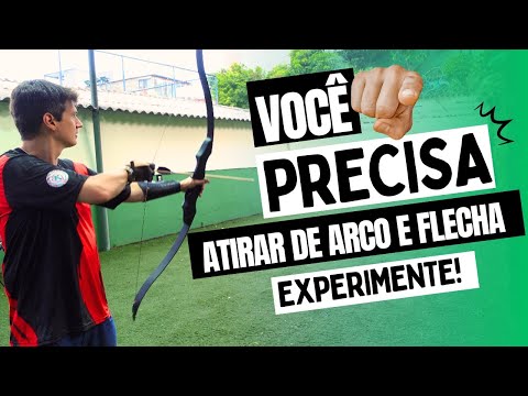Arco e Flecha Bom e Barato! Comece agora a Praticar!
