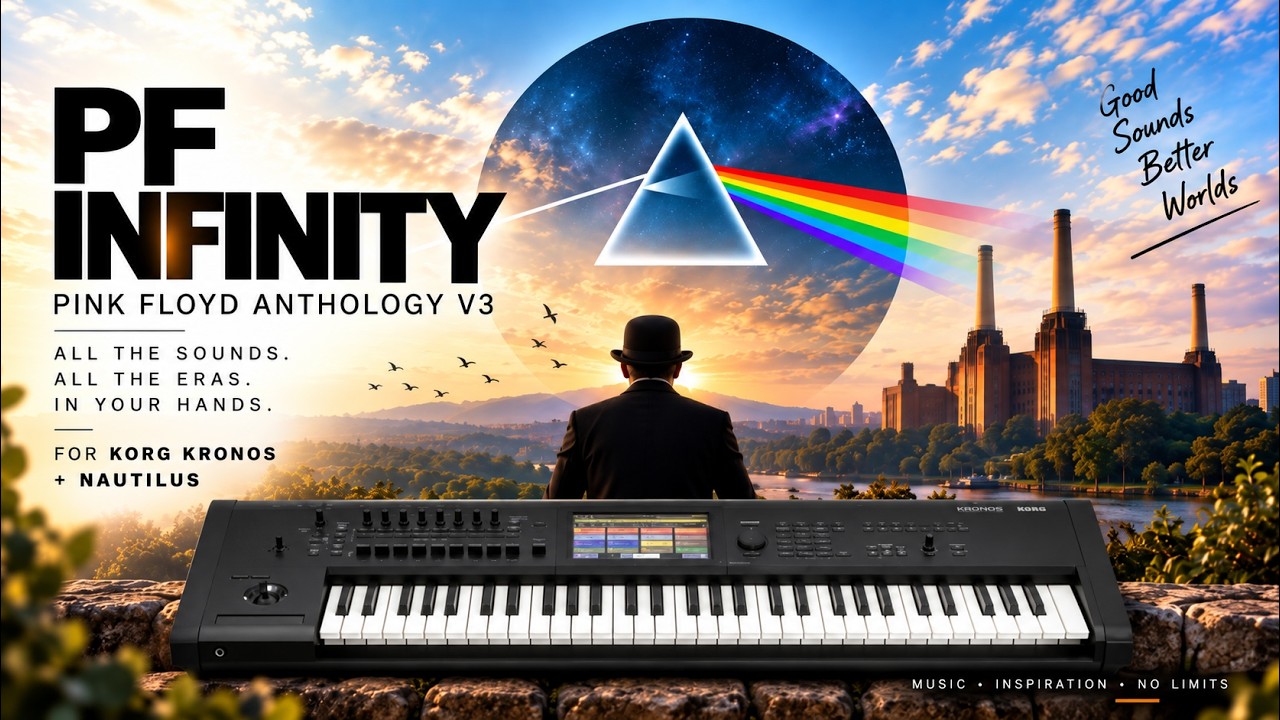 SSX203 - PF Infinity - Pink Floyd Anthology V3 - Korg Nautilus Series ( 128 presets ) - Video Preview 1
