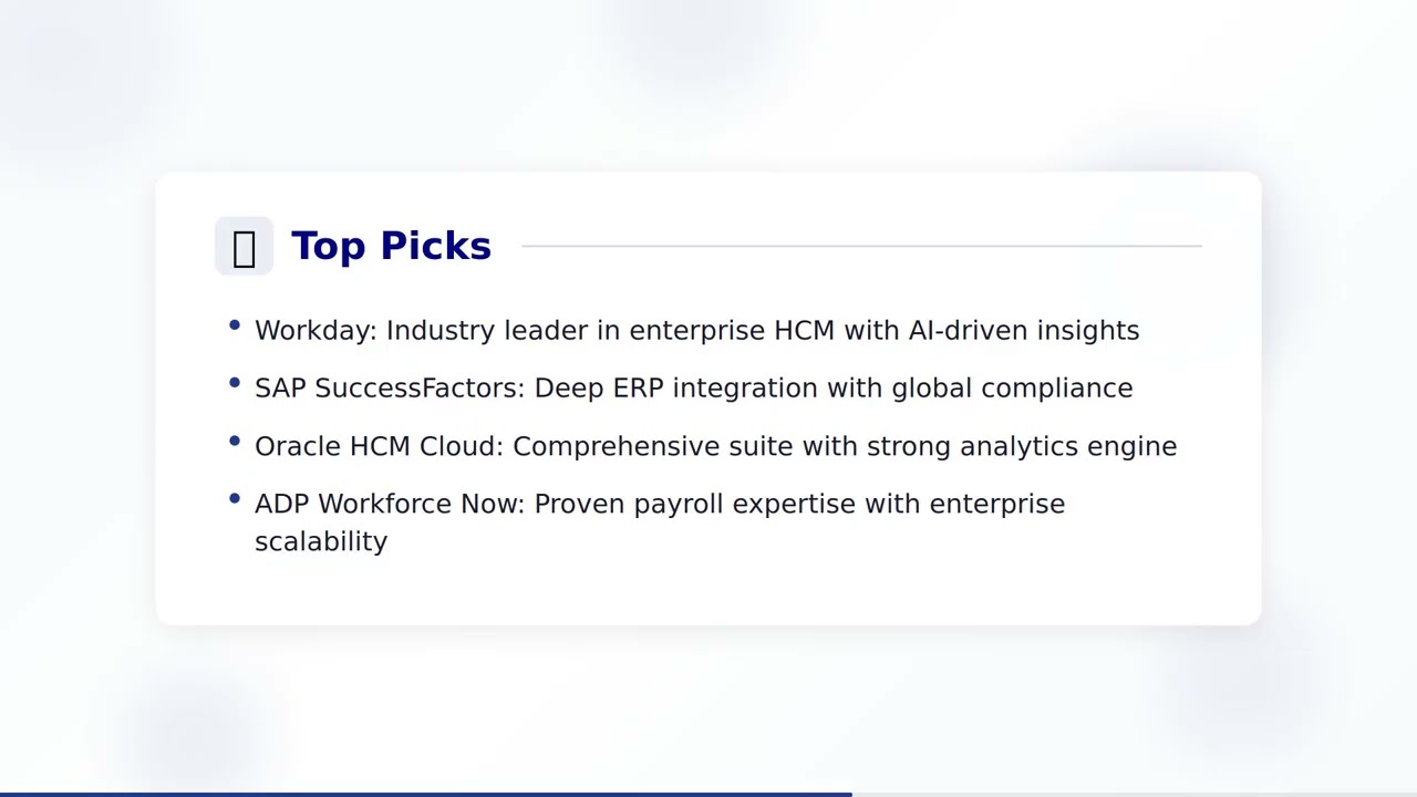 Enterprise HR Software Guide