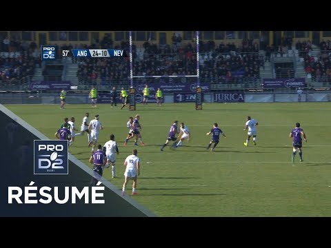 PRO D2 - Résumé Angoulême-Nevers: 40-15 - J22 - Saison 2018/2019