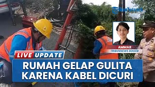 Kabel Listrik PLN Digasak Maling, Rumah Warga di Kecamatan Rumpin Bogor Gelap Gulita