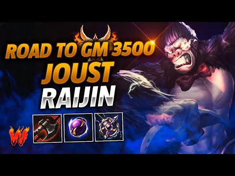 RAIJIN, NECESITO CARRO GRACIAS - Warchi - Smite Joust Road to GM 3500