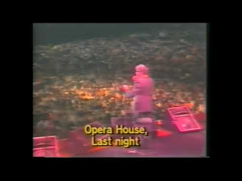 Rolf Harris Hit By 'Missiles' At Drunken Sydney Riot (1979)