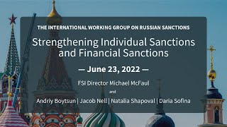 Strengthening Individual and Financial Sanctions | International Working Group on Russian Sanctions
