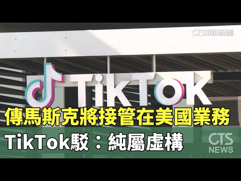 傳馬斯克將接管在美國業務　TikTok駁：純屬虛構