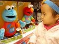 ELMO BIGBIRD And COOKIE MONSTER Talking Giggling And Singing
